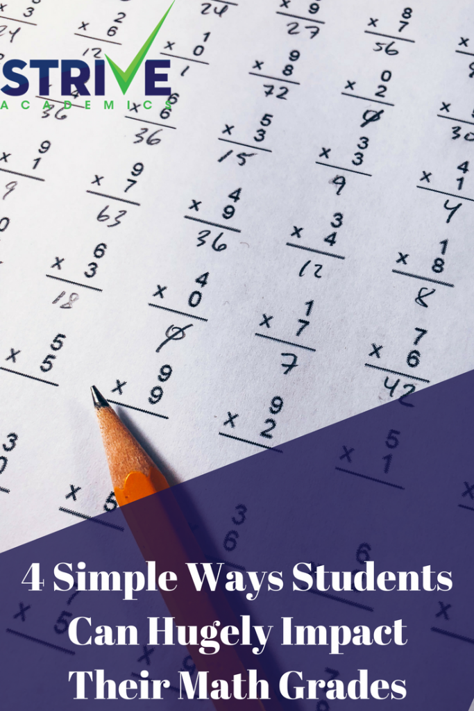 4 Simple Ways Students Can Hugely Impact Their Math Grades – Pinterest ...