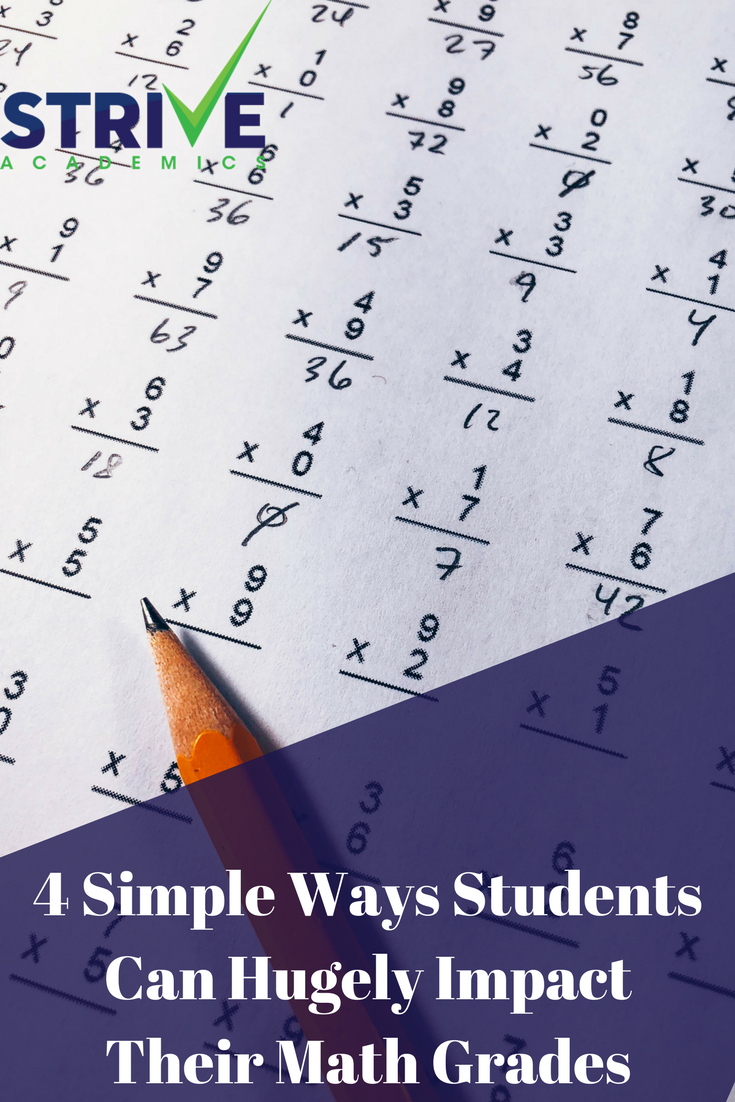 4 Simple Ways Students Can Hugely Impact Their Math Grades – Pinterest ...